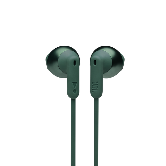 JBL Tune 215BT - Green - Wireless Earbud headphones - Front